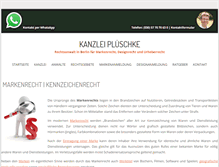 Tablet Screenshot of markenrecht.eu